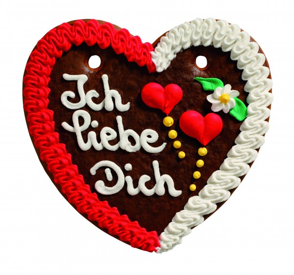 "Ich liebe Dich" – 200g Lebkuchenherz