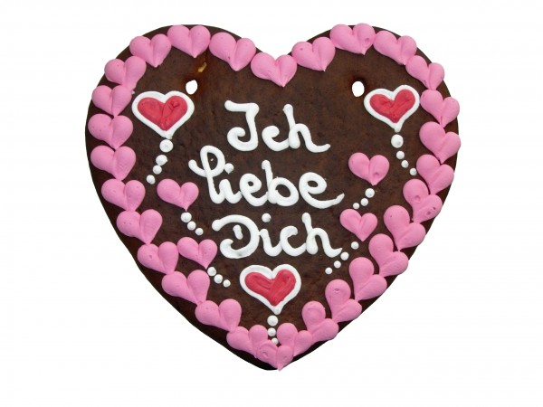 "Ich liebe Dich" – 350g Lebkuchenherz