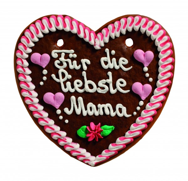 "Für die liebste Mama" – 200g Lebkuchenherz